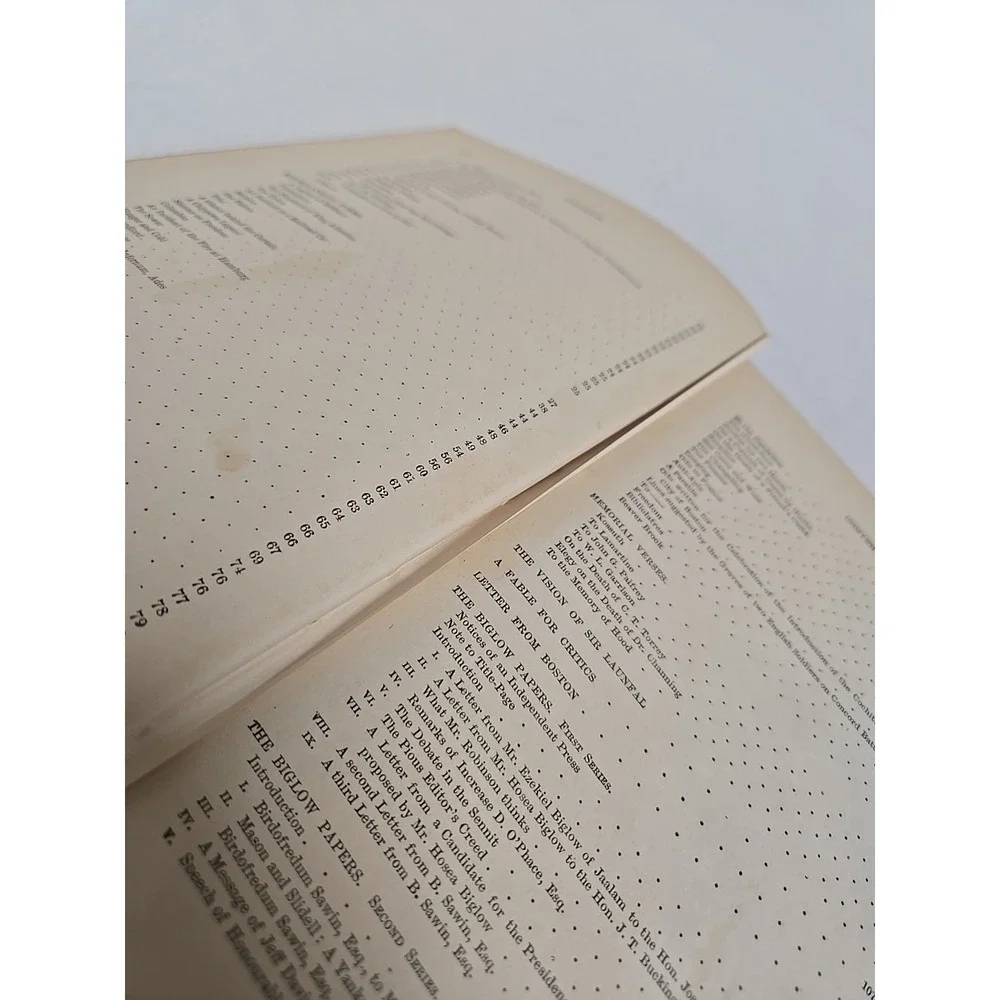 POETICAL‎ WORKS OF JAMES RUSSELL LOWELL 1895 Houghton Mifflin